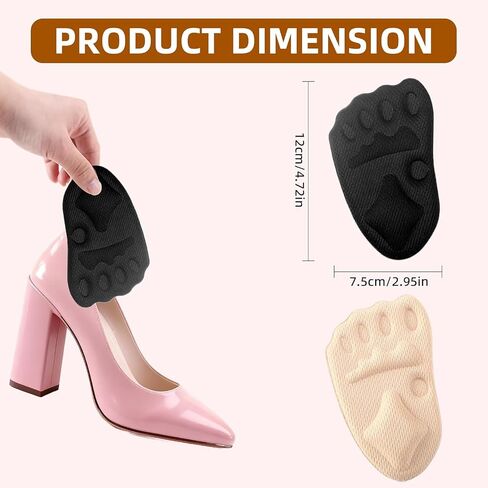 Metatarsal Pads for Women, 2026 New Shoe Inserts for Women, Ball of Foot Cushions Relief and Comfort (10PC) in Saudi Arabia