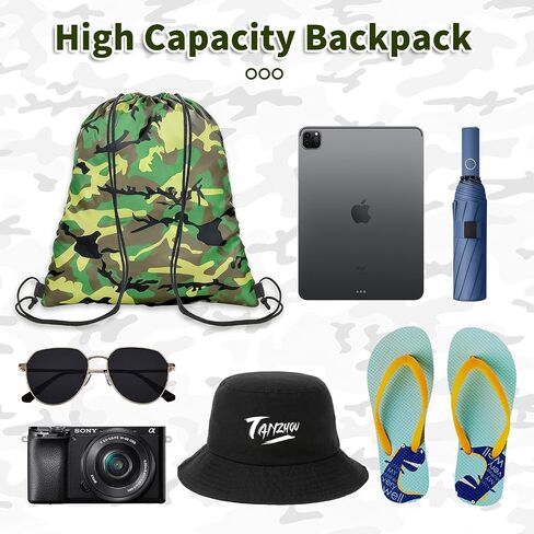 120pcs drawstring bags bulk, drawstring backpack bulk camouflage drawstring bags bulk camo bag camo backpack army party favors cinch bags bulk string bags 12 Colors Paintball Party Favors in Saudi Arabia