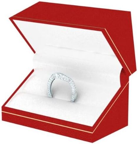 مجموعة Dazzlingrock 0.3tw 14k ألماس مستدير لذكرى الزفاف للنساء، حماية معززة 1/، ذهب أبيض خالص in Kuwait