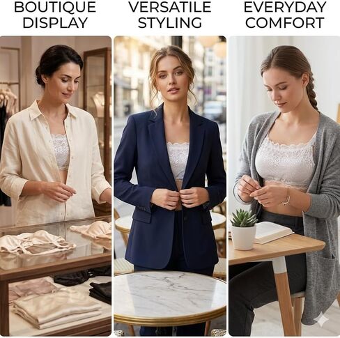 Low Neckline Inserts: Cami Secret Snap to Bra Modesty Panel & Clip On Cleavage Cover Up - Enhance Your Style Effortlessly in Kuwait