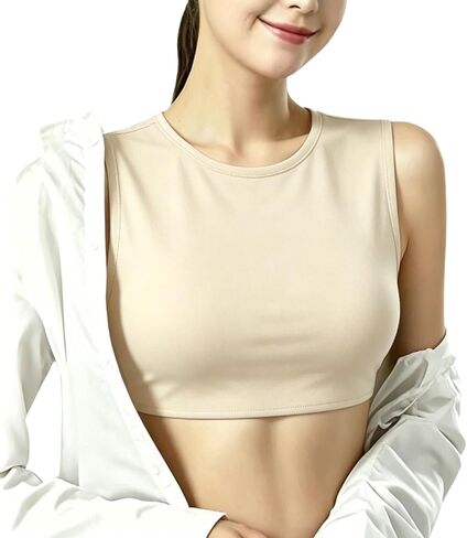 12Pcs Modesty Panels for Women Crew Collar Dickie Cleavage Cover Up deep Neck Cover up Lingerie Camisoles Tanks Black in Saudi Arabia