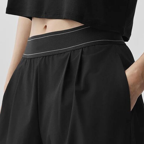 NEXSONIC Women’s Wide Leg Pants Elastic Waisted Casual Work Business Dress Lounge Palazzo Pants Suit Up Trousers in Saudi Arabia