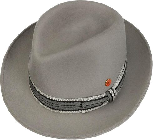 Mayser Samuel Fedora Wool Felt Hat Women/Men - Made in The EU in Saudi Arabia