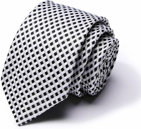Printed Pattern Necktie For Men For Business Casual Wedding Party And Formal Wear Modern Floral Abstract Design in Kuwait
