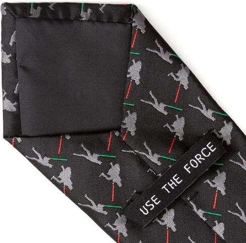 Cufflinks Inc. Vader v. Luke Battle Lightsaber Black Mens Tie in Kuwait