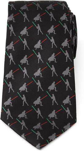 Cufflinks Inc. Vader v. Luke Battle Lightsaber Black Mens Tie in Kuwait