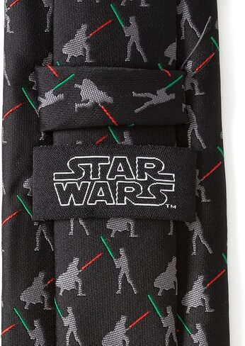 Cufflinks Inc. Vader v. Luke Battle Lightsaber Black Mens Tie in Kuwait