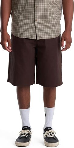شورت Chillow Chino الرجالي من Volcom - شورت فضفاض من نسيج التويل مقاس 24 بوصة in Kuwait