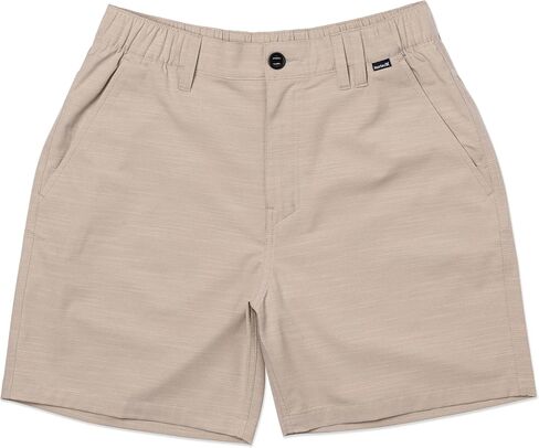 Hurley Men's Phantom 4-Way Stretch Walk Shorts, 7" Inseam 18" Outseam. Quick Dry, Elastic Waistband in Kuwait