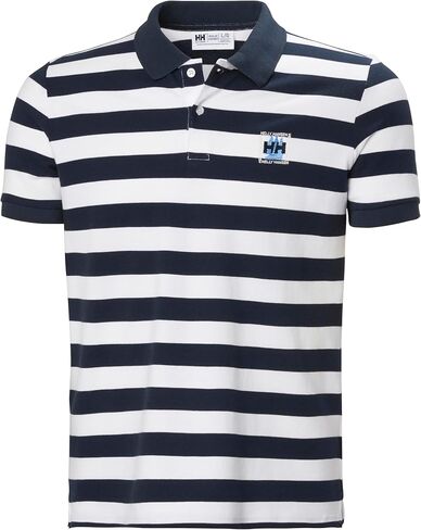تي شيرت Helly Hansen رجالي برسومات Toulon، مقاس 598 Navy Yd Stripe، مقاس كبير in Kuwait