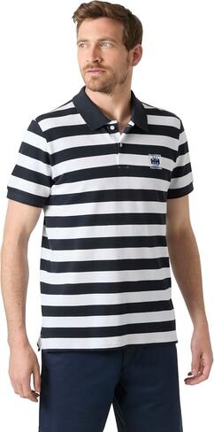 تي شيرت Helly Hansen رجالي برسومات Toulon، مقاس 598 Navy Yd Stripe، مقاس كبير in Kuwait