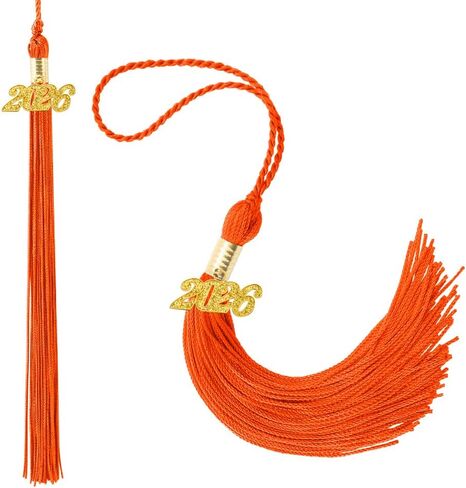 Graduation Tassel, Blue White Tassel Graduation 2026, 2 PCS 2026 Tassel, Academic Graduations Cap Tassels with 2026 Year Gold Date Charm for Graduations Cap Hat Decorations for Grad Party Ceremonies in Saudi Arabia