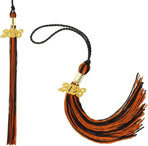 Graduation Tassel, Blue White Tassel Graduation 2026, 2 PCS 2026 Tassel, Academic Graduations Cap Tassels with 2026 Year Gold Date Charm for Graduations Cap Hat Decorations for Grad Party Ceremonies in Saudi Arabia