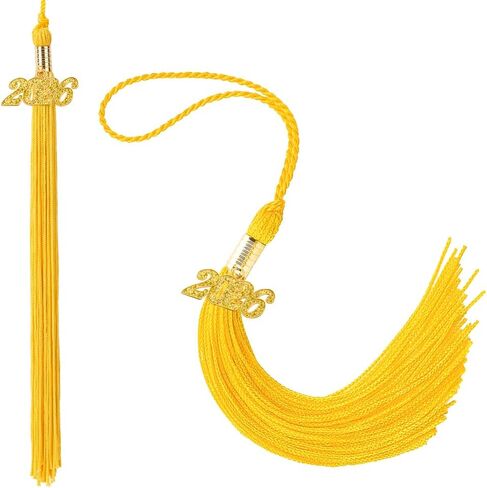 Graduation Tassel, Blue White Tassel Graduation 2026, 2 PCS 2026 Tassel, Academic Graduations Cap Tassels with 2026 Year Gold Date Charm for Graduations Cap Hat Decorations for Grad Party Ceremonies in Saudi Arabia