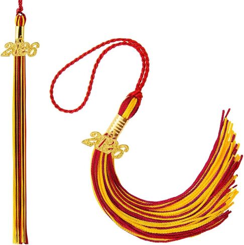 Graduation Tassel, Blue White Tassel Graduation 2026, 2 PCS 2026 Tassel, Academic Graduations Cap Tassels with 2026 Year Gold Date Charm for Graduations Cap Hat Decorations for Grad Party Ceremonies in Saudi Arabia