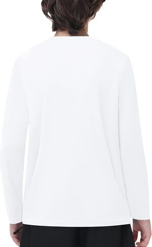 Runhit Boys and Girls Long Sleeve Athletic Shirts Kids UPF 50+ Rash Guard Shirts with Moisture Wicking in Kuwait