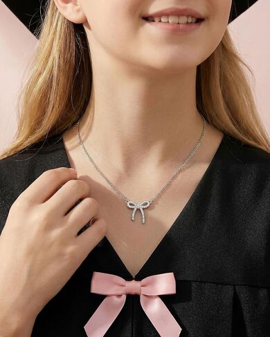 Bow Graduation Necklace Kindergarten 5th 8th Grade Graduation Gifts for Girls Cute Jewelry for Daughter Granddaughter Niece in Kuwait