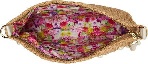 Betsey Johnson Straw Hobo with Pearl Strap in Kuwait