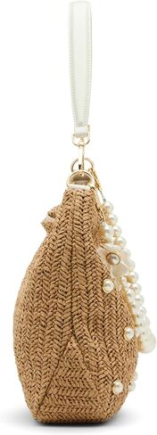 Betsey Johnson Straw Hobo with Pearl Strap in Kuwait