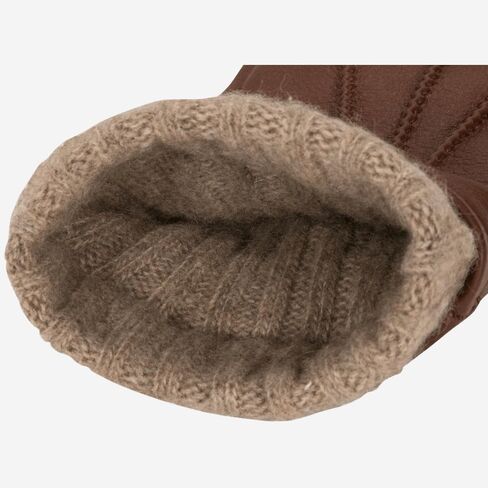 Fratelli Orsini Winter Gloves Lorenzo Brown for Men - Lambskin Leather Winter Gloves - color Brown in Saudi Arabia