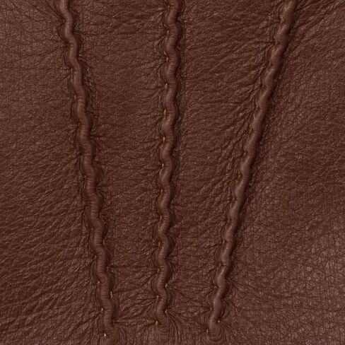 Fratelli Orsini Winter Gloves Lorenzo Brown for Men - Lambskin Leather Winter Gloves - color Brown in Saudi Arabia
