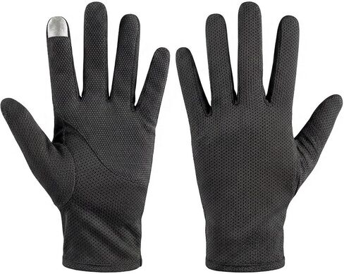 Men Summer Driving Gloves Breathable UV Sun Gloves Light Weight Cotton Gloves in Kuwait