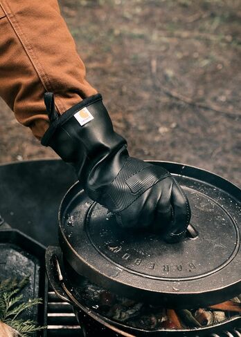 Carhartt Men's Silicone Grill Glove, Black, One Size, Heat-Resistant, Waterproof in Kuwait