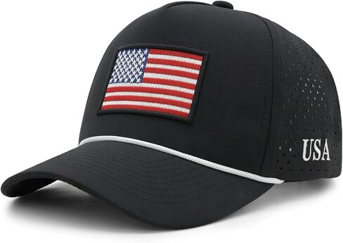 Men & Women American Flag Trucker Hat, USA Quick Dry Baseball Cap Snapback Hat for Summer Outdoor Sports Casual Wear in Saudi Arabia