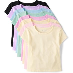 The Children's Place Girls' Short Sleeve Layering Knit Shirt in Saudi Arabia