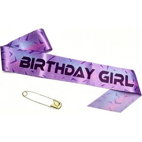 birthday girl Purple sash. k pop Demon Hunters Party Decorations in Saudi Arabia