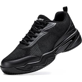 FENLERN Tennis Shoes Men Wide Non-Slip Durable Breathable Pickleball Racquetball Shoes Arch Support Athletic Court Shoes Running Walking Sneakers in Saudi Arabia