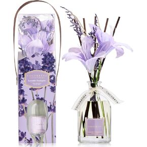 COCORRÍNA Reed Diffuser - Gardenia & Lily 8.5 Fl.oz Flower Reed Diffuser with Sticks, Bedroom Bathroom Shelf Decor (Floral Basket Collection) in Saudi Arabia