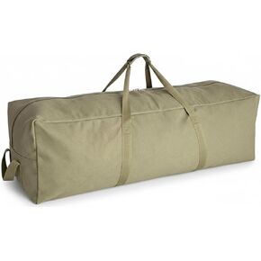 DoYiKe Extra Large Canvas Travel Duffle Bag Heavy Duty, Sports Travel Military Camping Tent Storage in Saudi Arabia