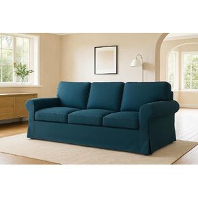 MASTERS OF COVERS UPPLAND Loveseat Cover Replacment Slipcover Made for IKEA UPPLAND Loveseat Slipcover (Not Ektorp)-Not Include Sofa-White in Saudi Arabia