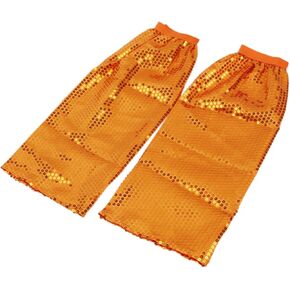 Fahion Sequins Leg Warmers Foot Cover Punk Knee High Socks Sleeve Gaiters Trendy Sleeves in Saudi Arabia