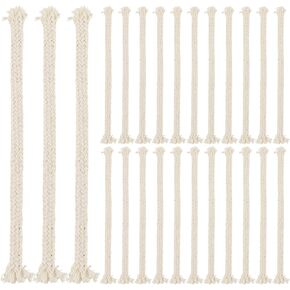 25 PCS 1/4" Oil Lamp Wicks Round Cotton Kerosene Oil Lamp Long Wicks Burner Lamp Wicks Replacement for Oil Lamp Candle Lamp Burner Kerosene Lantern in Saudi Arabia