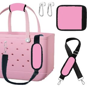 Strap Wrap For Bogg Bag,Shoulder Straps For Bogg Bag Accessories Travel Handle Buttons Handle Wrap Cover For Handing Bags Accessories For Women (Flower) in Saudi Arabia
