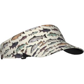 Sports Sun Visor Hats Adjustable Men Women Lightweight Packable Cooling Empty Top Visor Hat for Running, Tennis, Golf in Saudi Arabia
