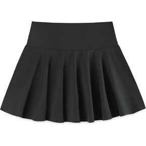 Babymine Girls Tennis Skirt Flowy Athletic Skirt with Pocket High Waist Kids Teen Skorts for Girls 7-14Y in Saudi Arabia