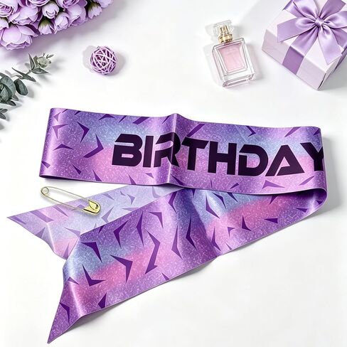 birthday girl Purple sash. k pop Demon Hunters Party Decorations in Saudi Arabia