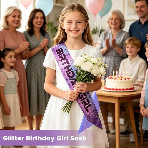 birthday girl Purple sash. k pop Demon Hunters Party Decorations in Saudi Arabia
