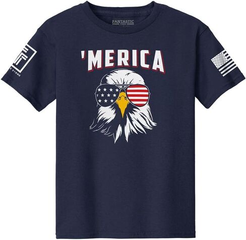 تي شيرت Cool Freedom Eagle USA الوطني للأطفال in Kuwait