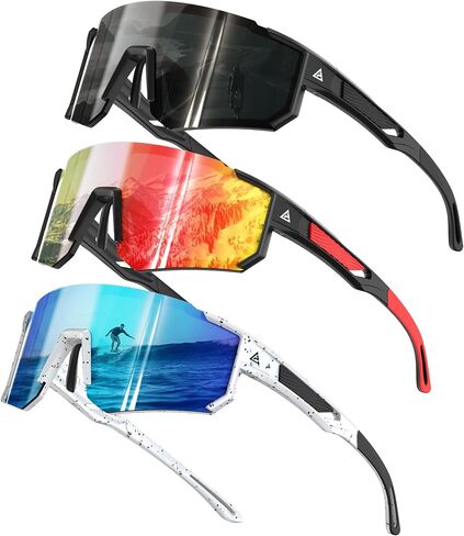 KALIYADI Polarized-Kids-Sunglasses Youth Baseball Sunglasses: Cycling Running for Boys Girls UV400 Protection Age 6-14 in Kuwait