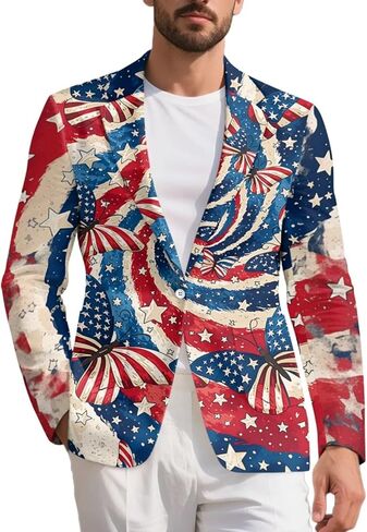 Blazer for Men Mens Sport Coats and Blazers One Button Men's Slim Fit Suit Blazer Jacket Casual Business Blazers in Saudi Arabia