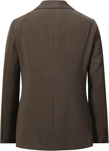 YFFUSHI Men's Double Breasted Suit Jacket Regular Fit Peak Lapel Blazer for Wedding Party Office in Saudi Arabia