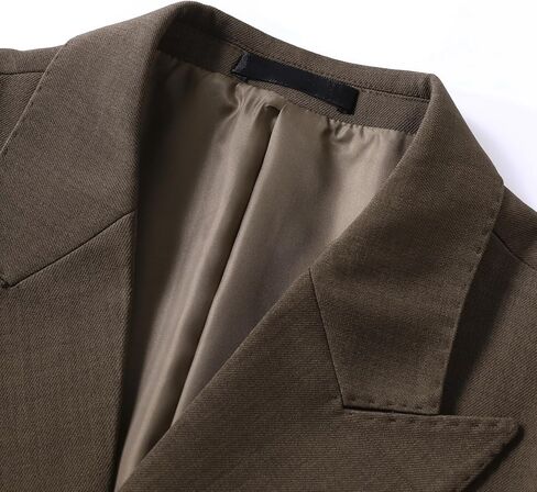 YFFUSHI Men's Double Breasted Suit Jacket Regular Fit Peak Lapel Blazer for Wedding Party Office in Saudi Arabia