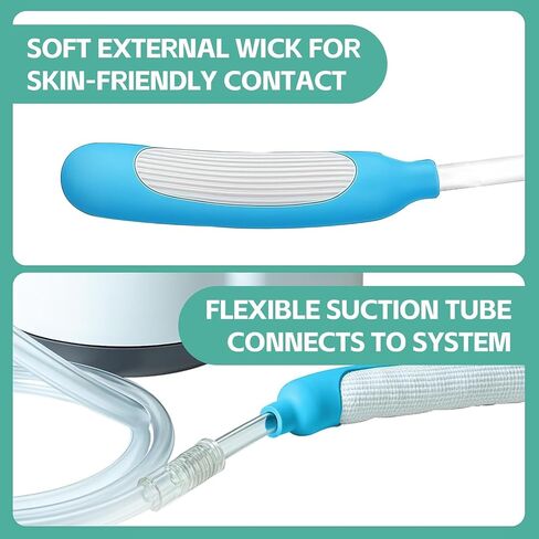 20 Pack Female External Catheter for Women, Disposable, Non Invasive, Soft Latex, Helps Keep Skin Dry, Leak Resistant, Fits Most Suction Systems, Home Care in Kuwait