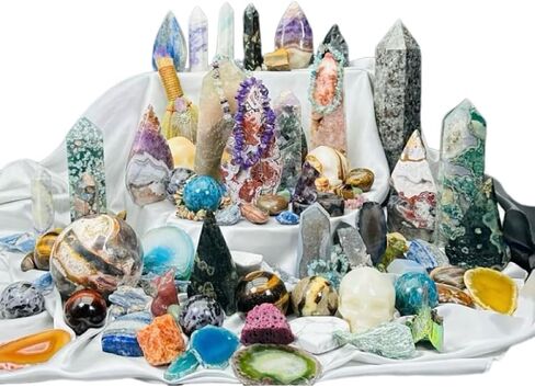 Mystery Crystal Box – 1lb of Surprises for Women, Unique Rock and Gem Surprise, for Crystal Enthusiasts in Saudi Arabia