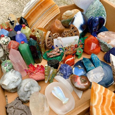 Mystery Crystal Box – 1lb of Surprises for Women, Unique Rock and Gem Surprise, for Crystal Enthusiasts in Saudi Arabia