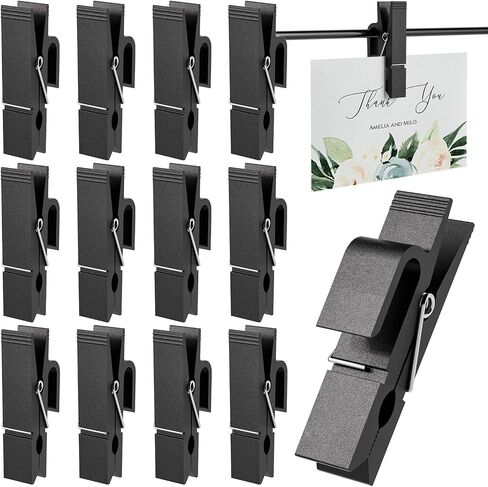12pcs Grid Wall Hooks Clips Gridwall Accessories Oil Painting Sign Panel Hanging Display Siding Clips for Retail Art Exhibition Workspace Organization Storage Displays (Black) in Saudi Arabia